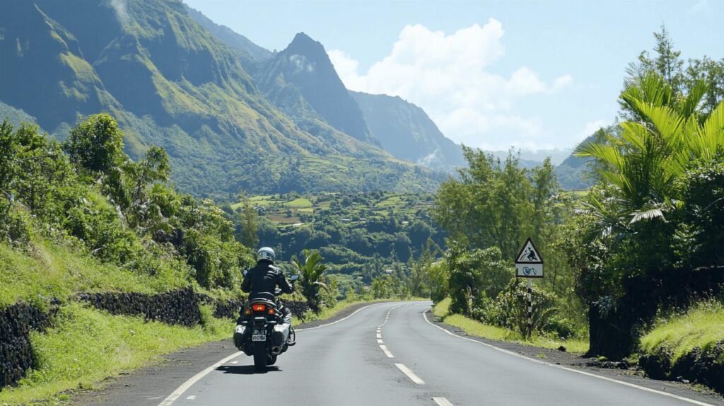 Securite des motards a La Reunion : nouvelles reglementations et actions preventives de la police